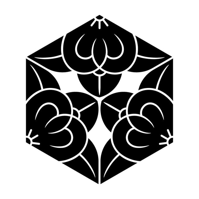 三つ割り六角橘紋