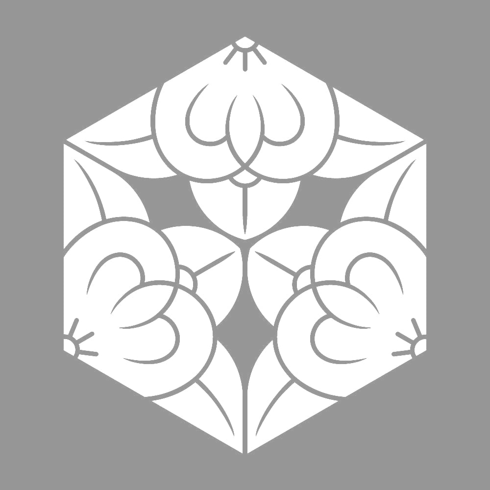 三つ割り六角橘紋 7