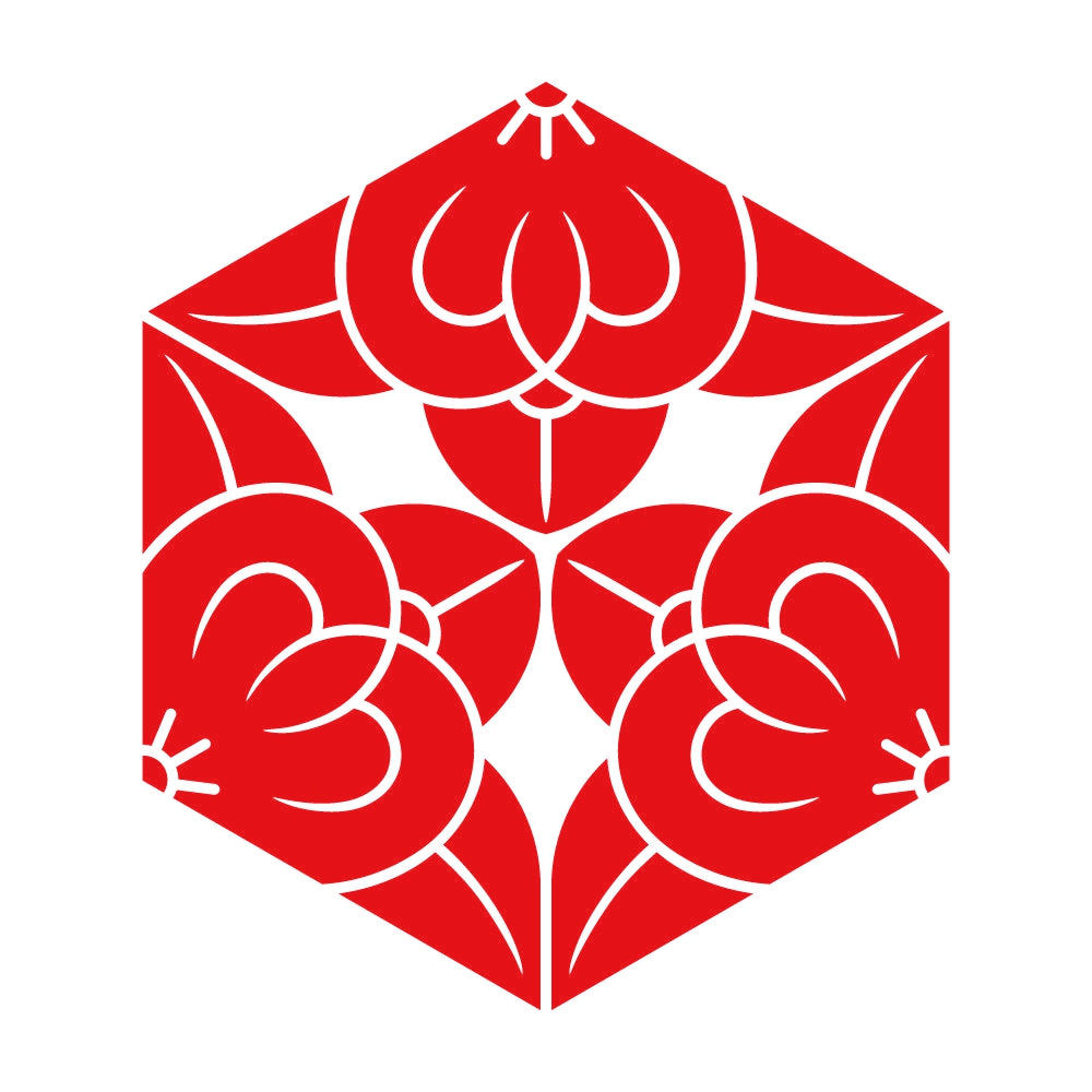 三つ割り六角橘紋 8