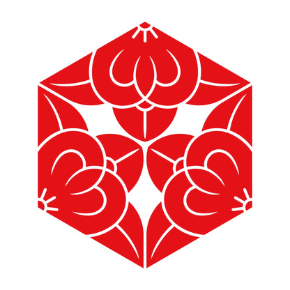 三つ割り六角橘紋 8