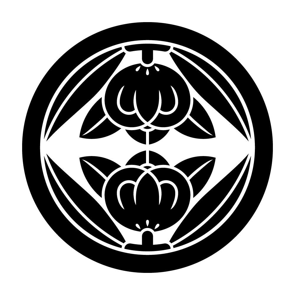 中輪に向かい橘紋