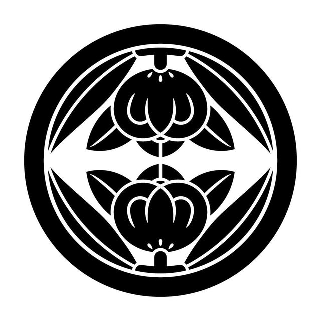 中輪に向かい橘紋