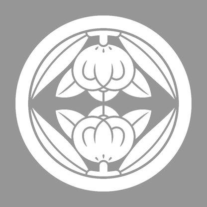 中輪に向かい橘紋 7
