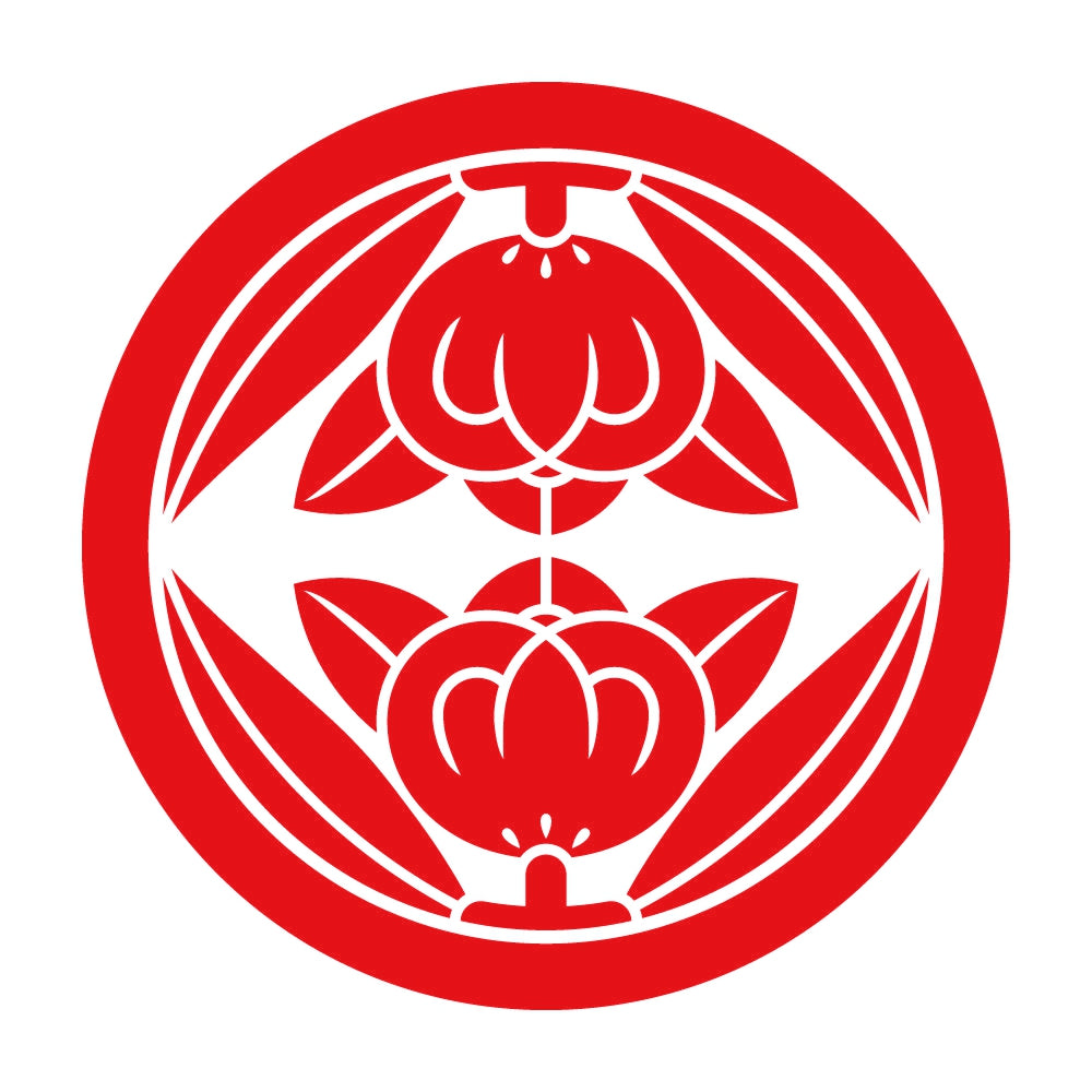 中輪に向かい橘紋 8