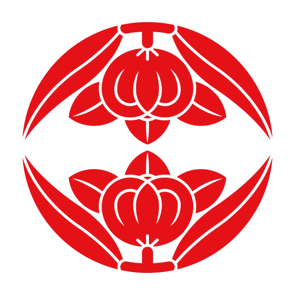 向かい橘紋 8