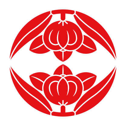 向かい橘紋 8