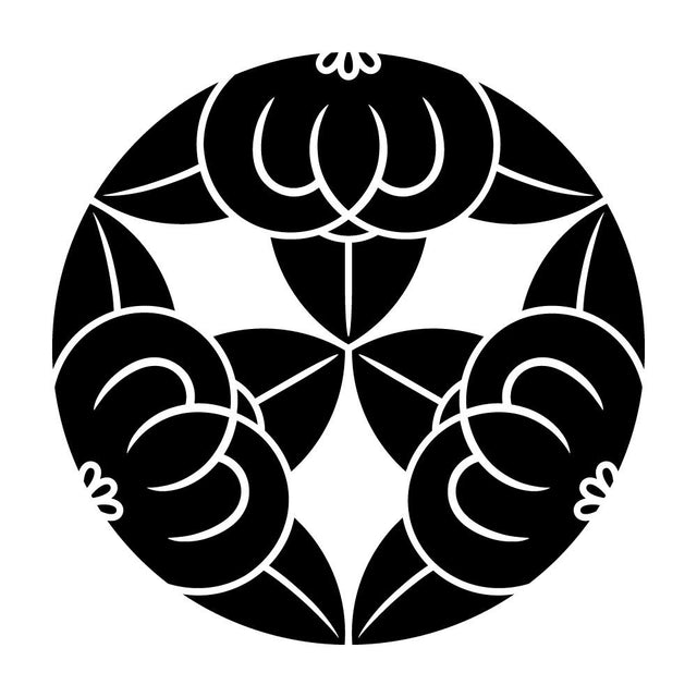頭合わせ三つ割り橘紋