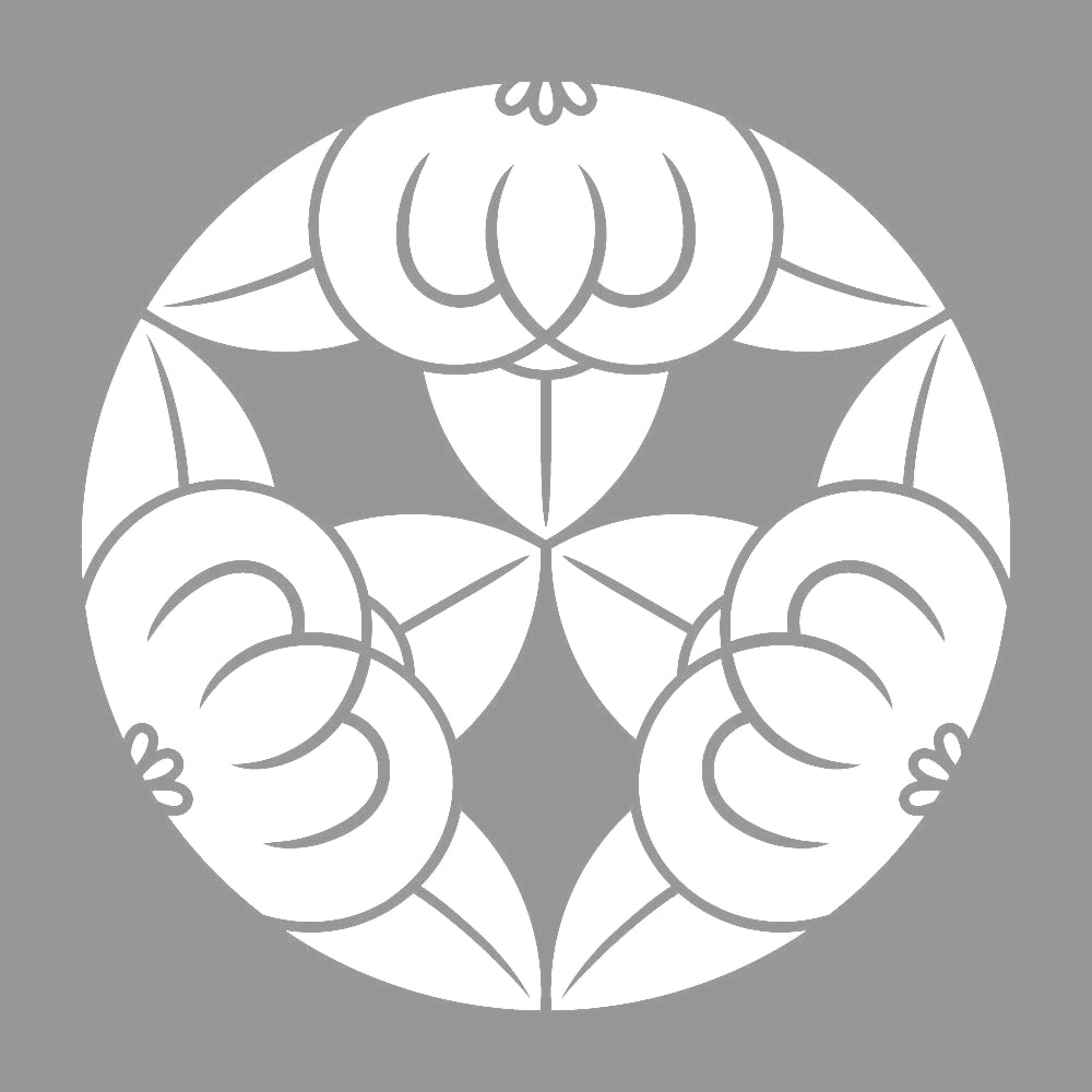 頭合わせ三つ割り橘紋 7
