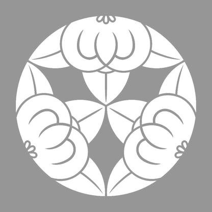 頭合わせ三つ割り橘紋 7