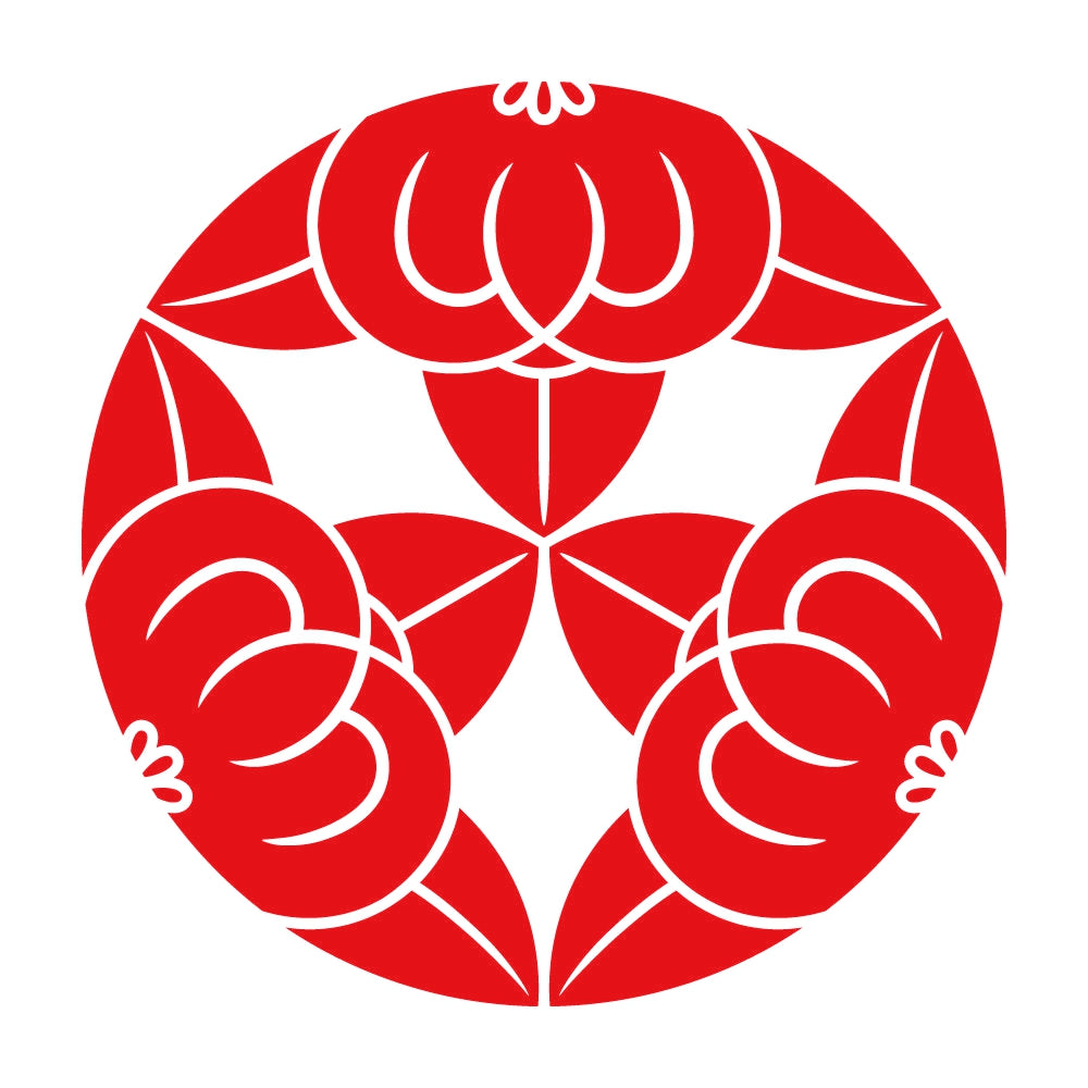 頭合わせ三つ割り橘紋 8