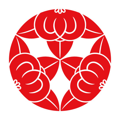 頭合わせ三つ割り橘紋 8