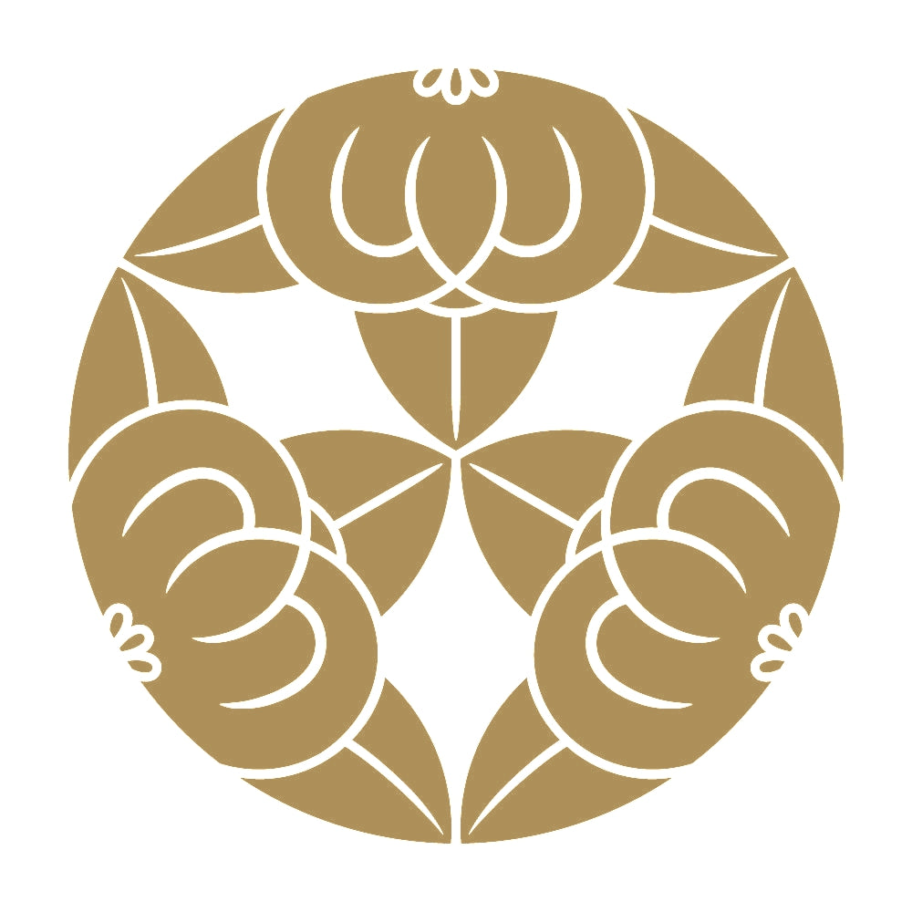 頭合わせ三つ割り橘紋 9
