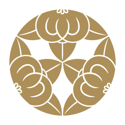 頭合わせ三つ割り橘紋 9