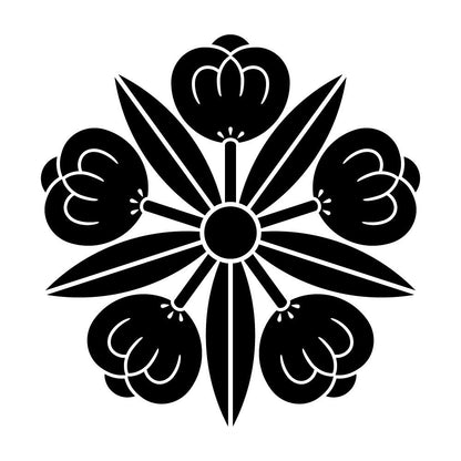 五つ竜胆茶の実紋