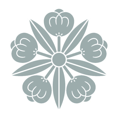 五つ竜胆茶の実紋 10