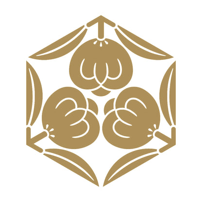 六角三つ茶の実紋 9