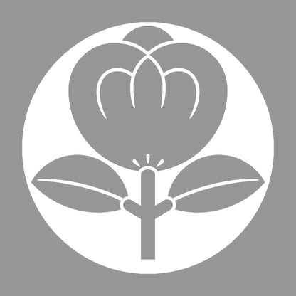 石持ち地抜き茶の実紋 7