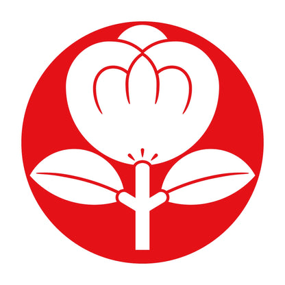 石持ち地抜き茶の実紋 8