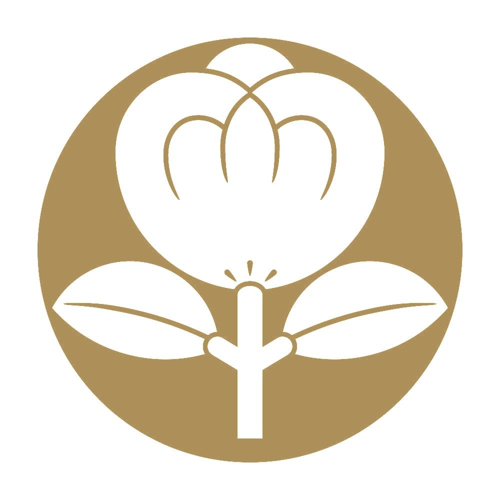 石持ち地抜き茶の実紋 9
