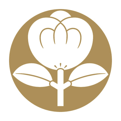石持ち地抜き茶の実紋 9