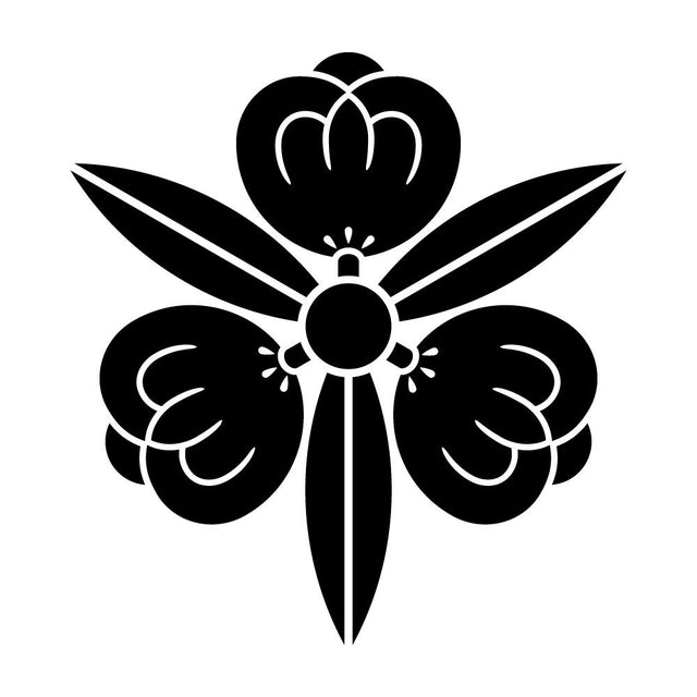 痩せ三つ竜胆茶の実紋