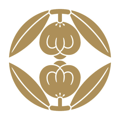 上下向かい茶の実紋 9