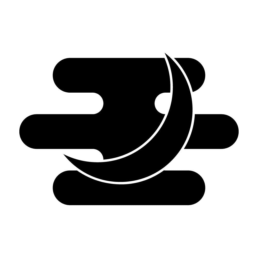 月に霞紋