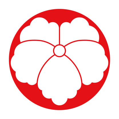 石持ち地抜き大割り蔦紋 8