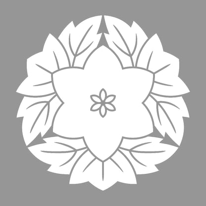 葉敷鉄線紋 7