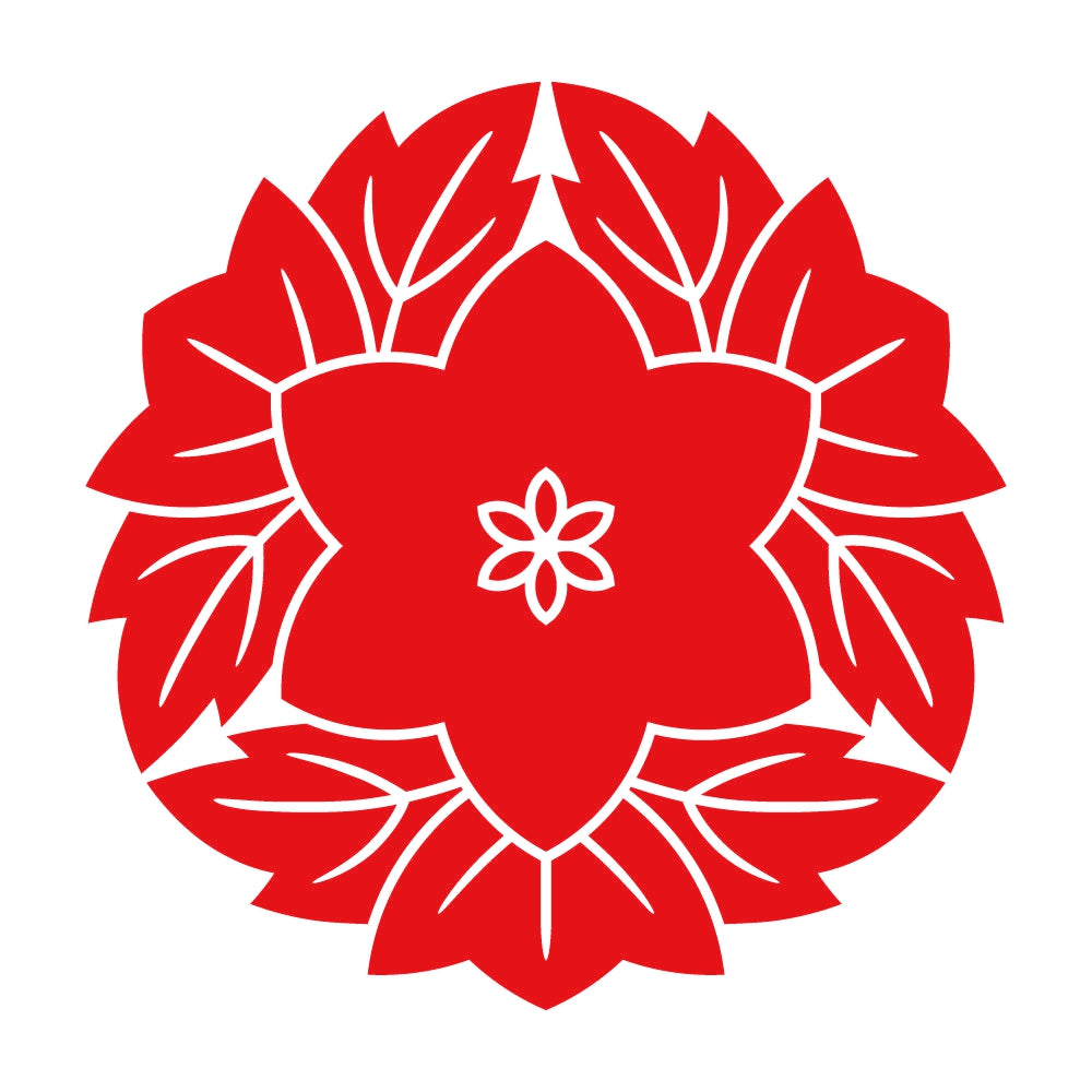 葉敷鉄線紋 8