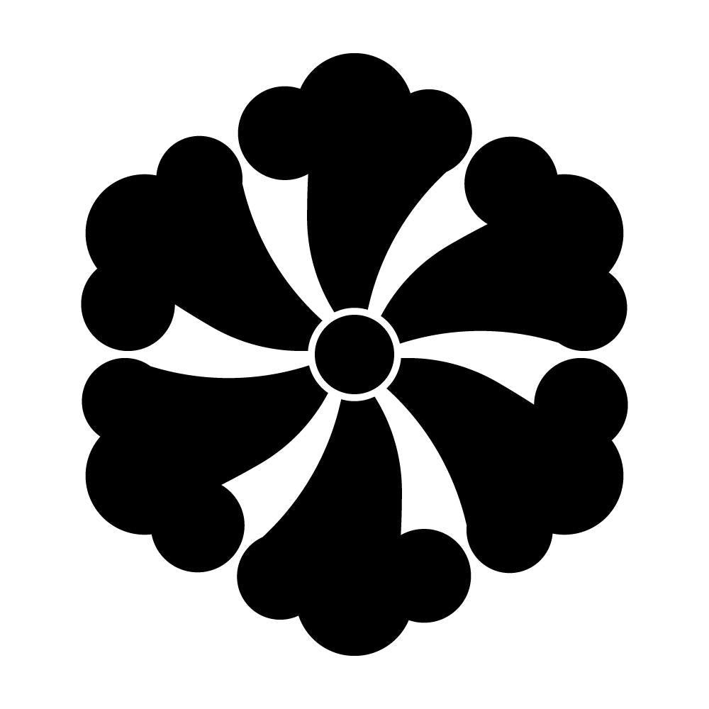 六つ鉄線紋