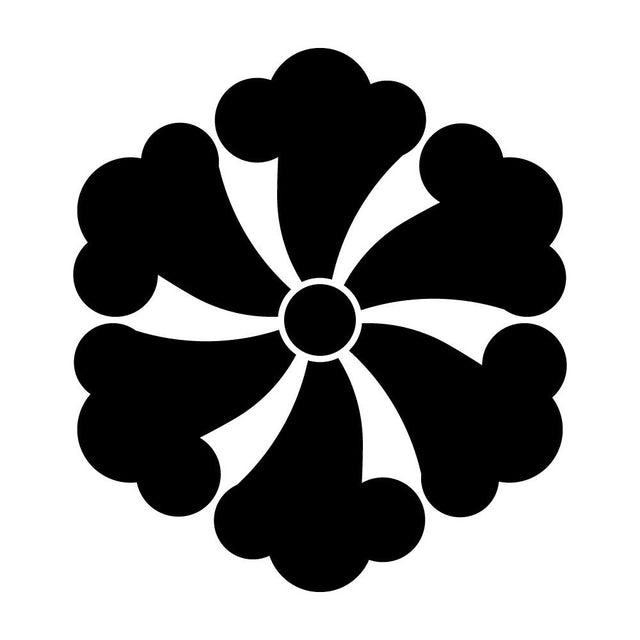 六つ鉄線紋