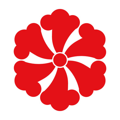 六つ鉄線紋 8