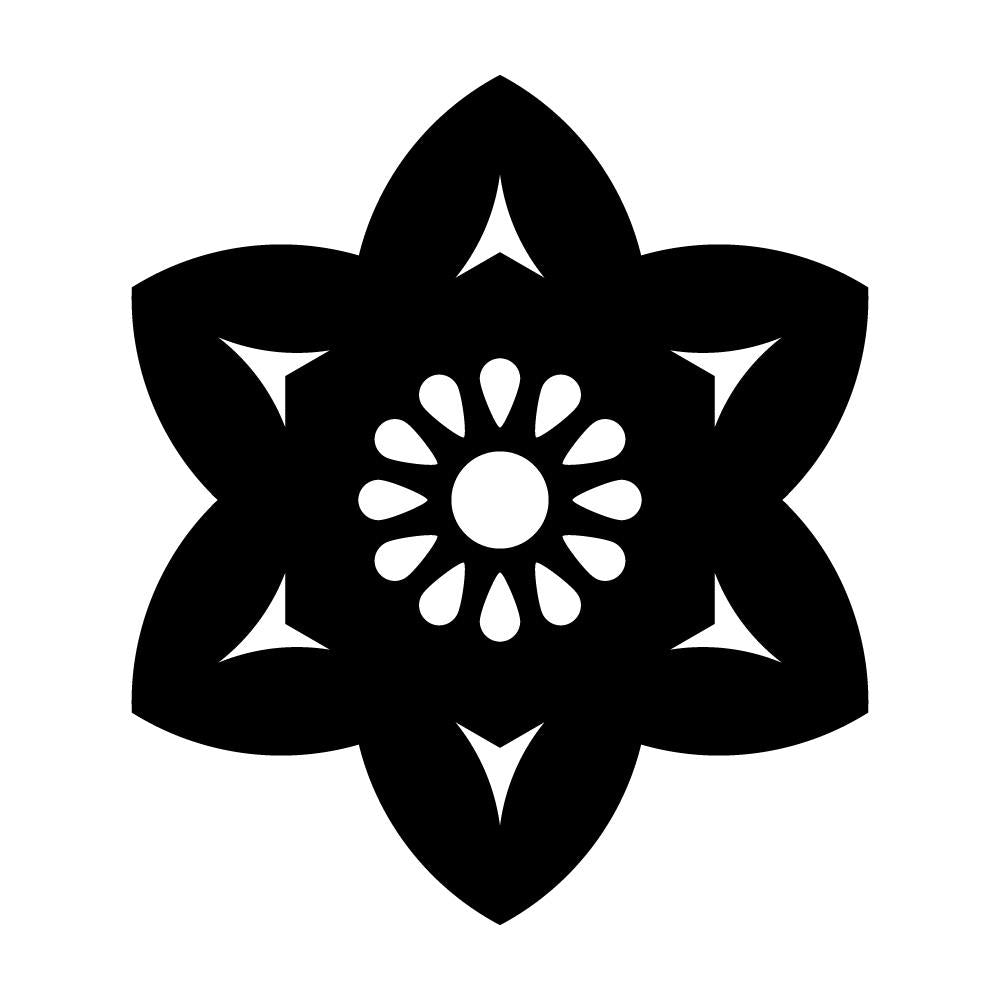 花鉄線崩し紋