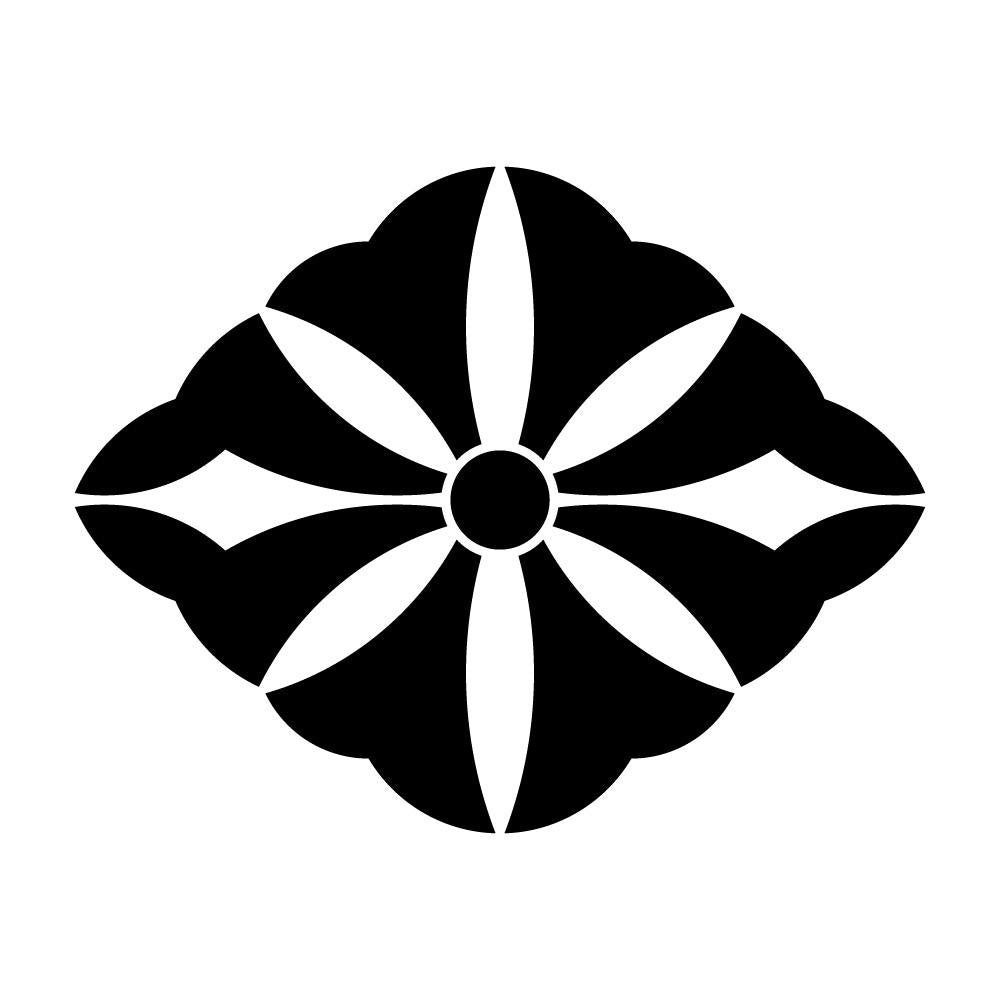 鉄線崩し菱紋