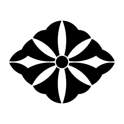 鉄線崩し菱紋