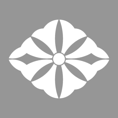 鉄線崩し菱紋 7