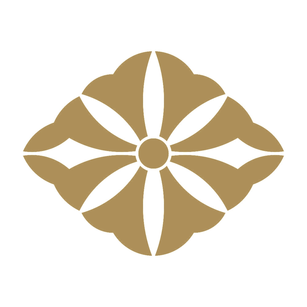 鉄線崩し菱紋 9