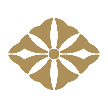 鉄線崩し菱紋 9