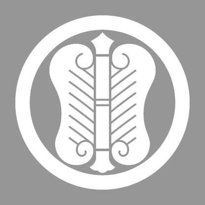 丸に軍配団扇紋 7