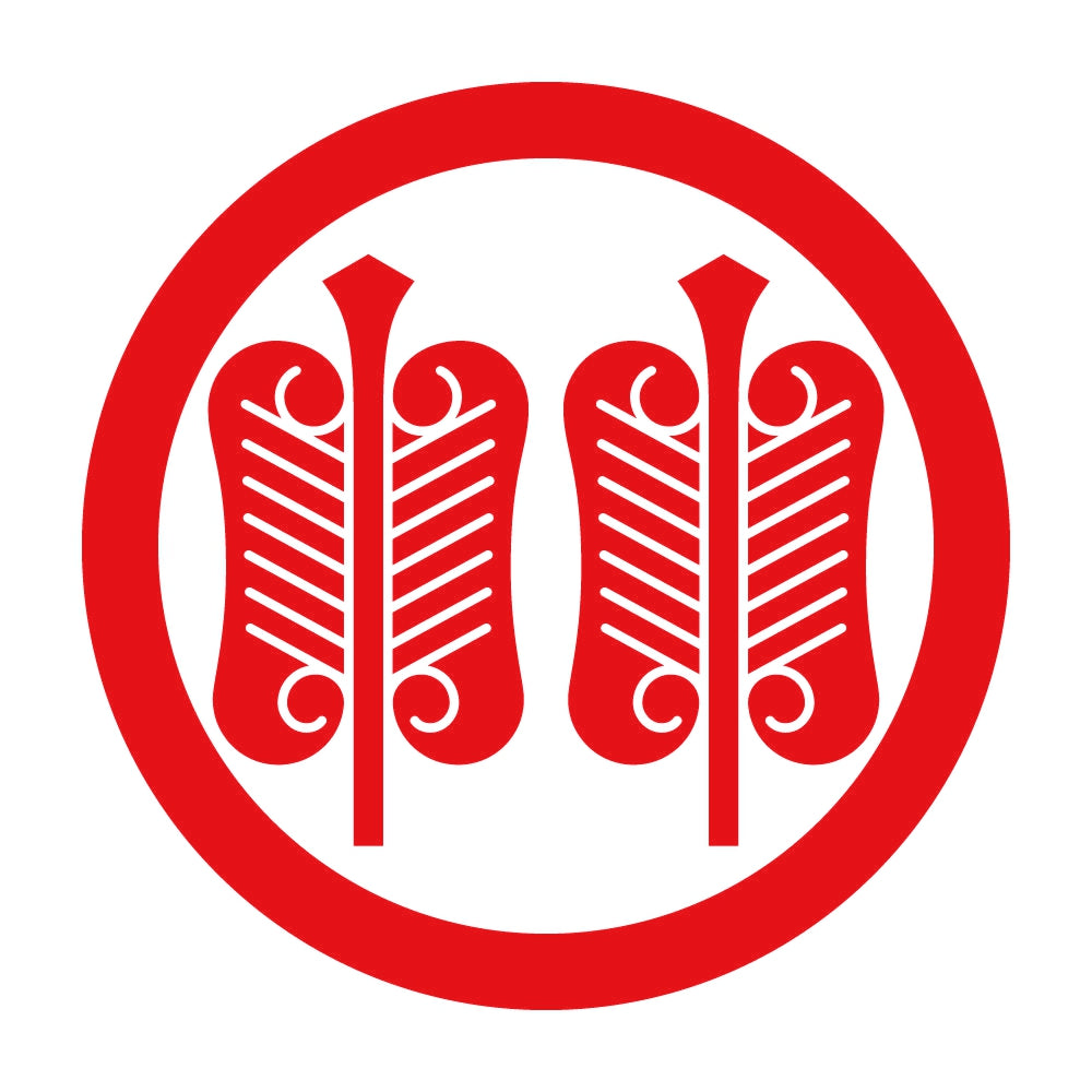 丸に並び唐団扇紋 8
