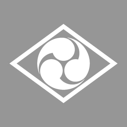 菱に三つ巴紋 7