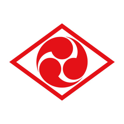 菱に三つ巴紋 8