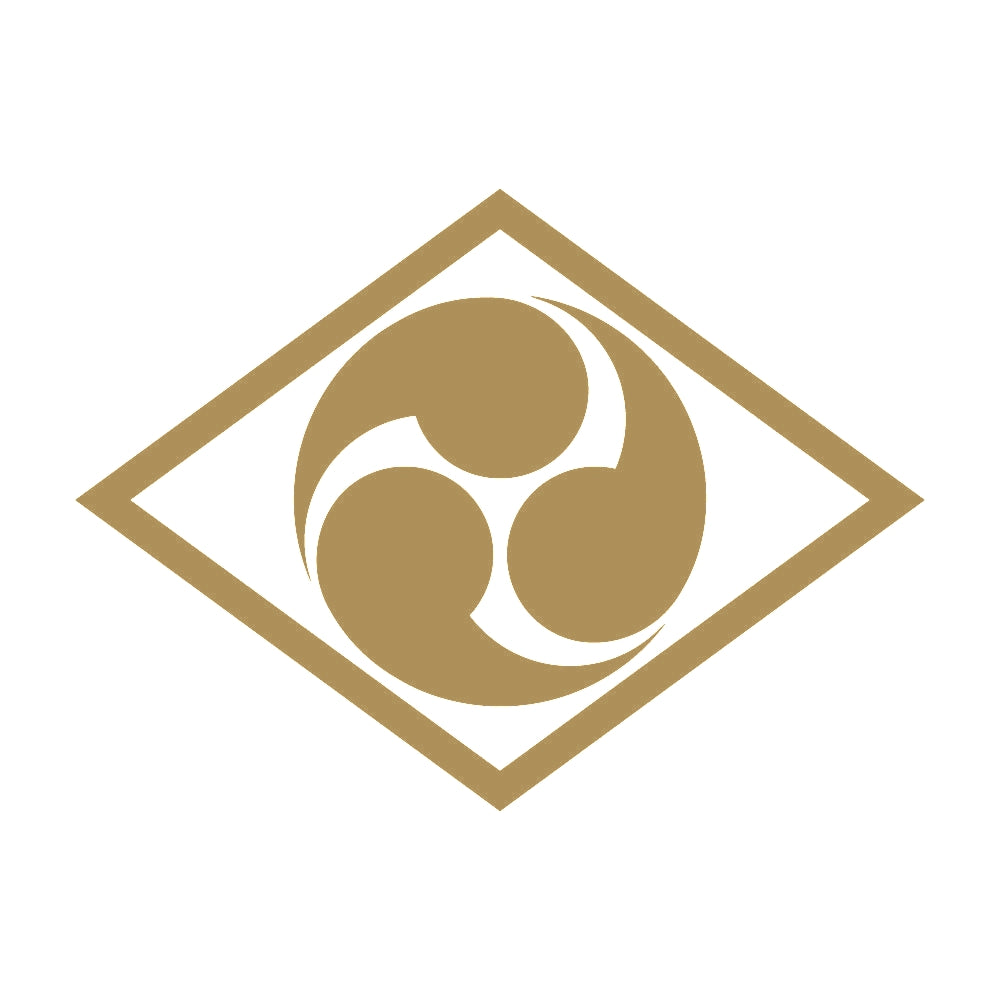 菱に三つ巴紋 9