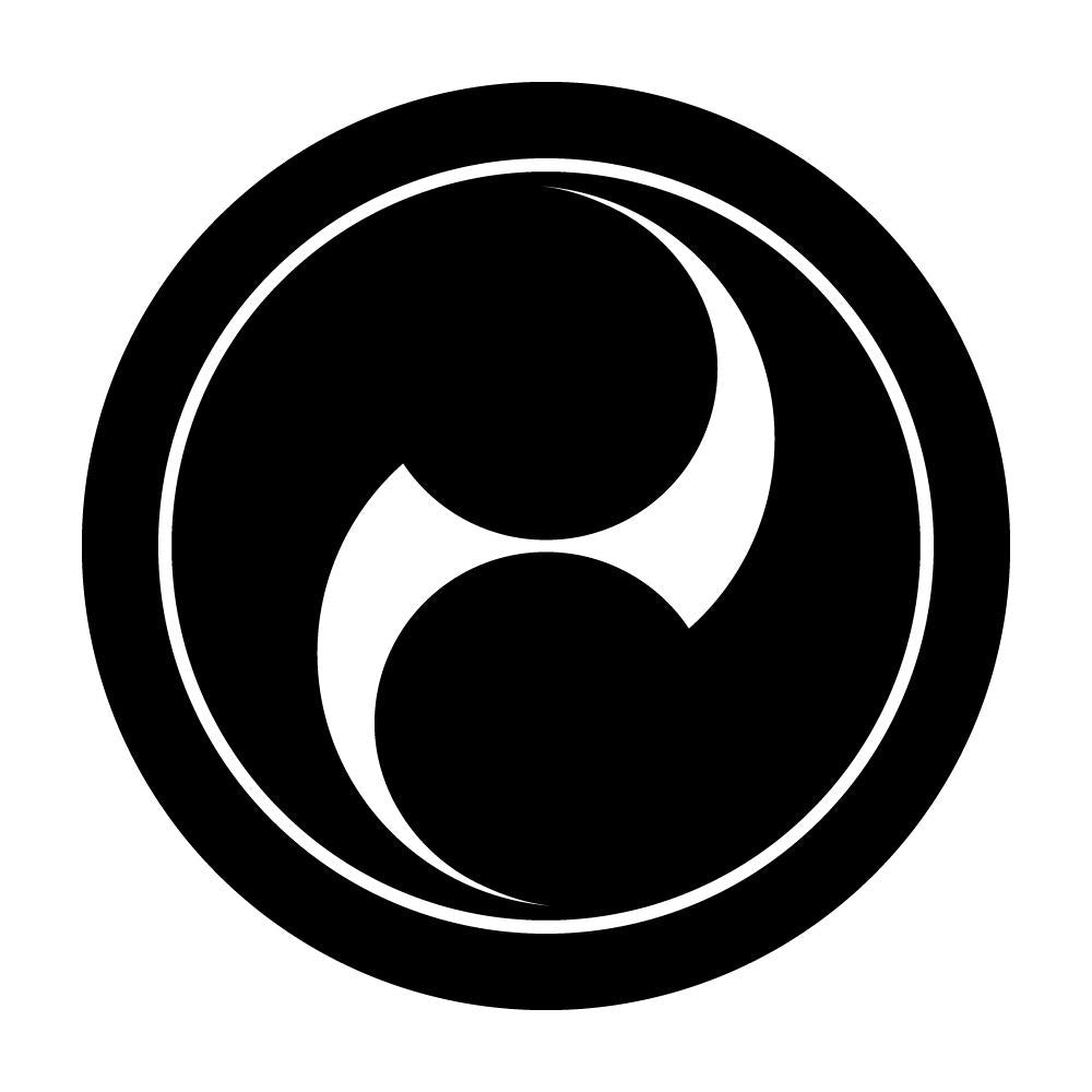 丸に左二つ巴紋