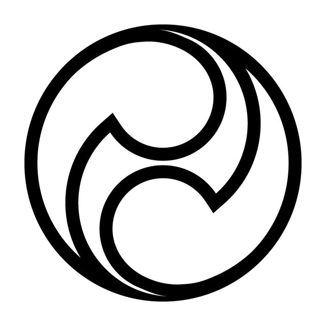 中陰左二つ巴紋
