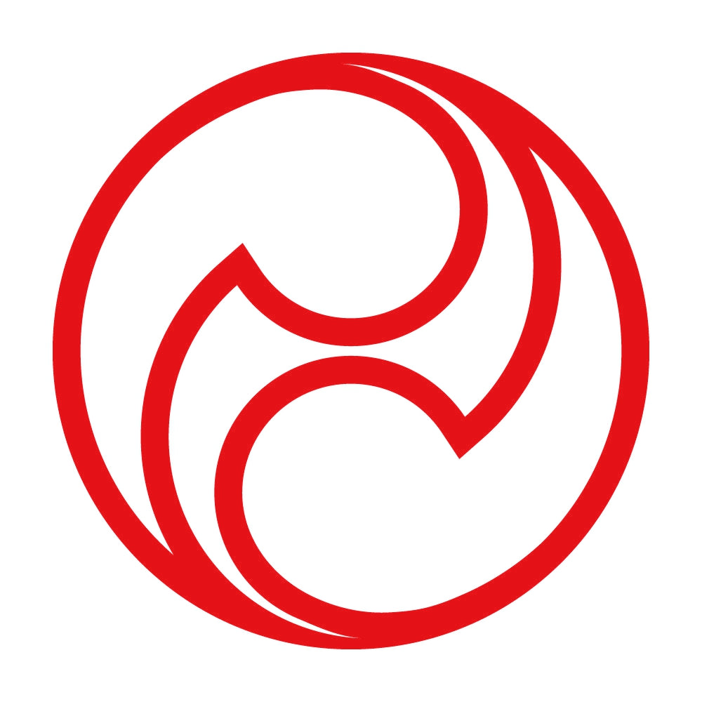 中陰左二つ巴紋 8