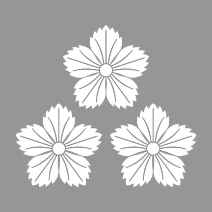 三つ盛り撫子紋 7
