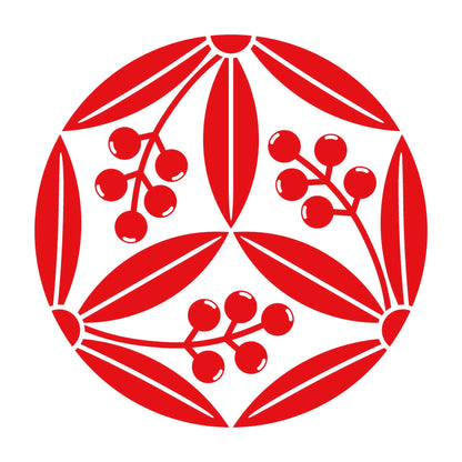 三つ割り南天紋 8