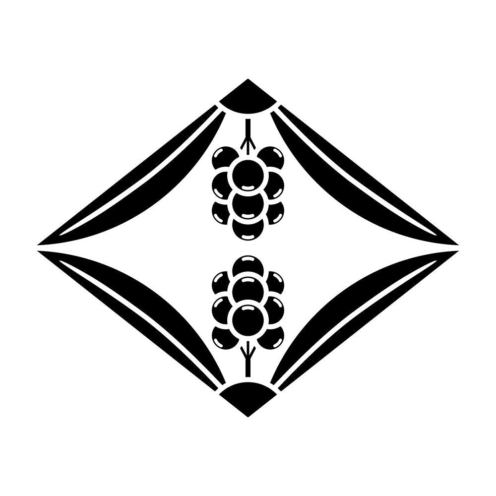 向かい南天菱紋